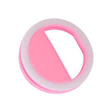 Load image into Gallery viewer, Universal Selfie LED Ring Flash Light Portable Mobile Phone 36 LEDS Selfie Lamp Luminous Ring Clip For iPhone 8 7 6 Plus Samsung